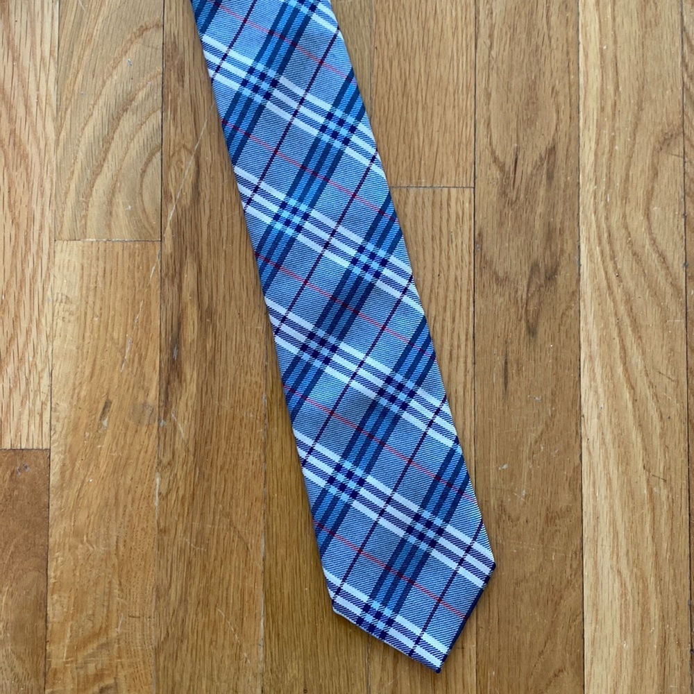 Burberry Wool and Silk Classic Check Tie